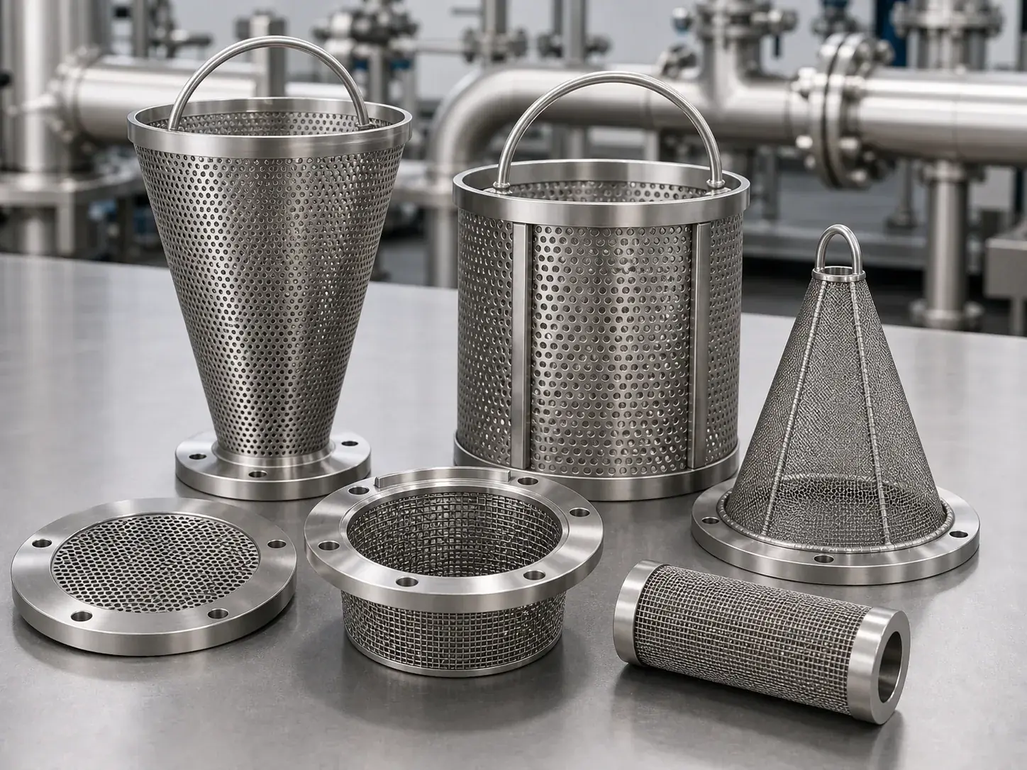 Temporary Strainers and Baskets
