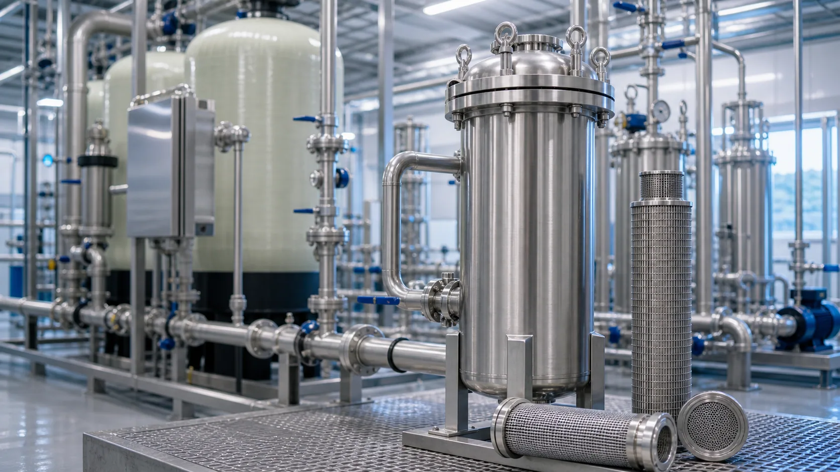 Water treatment, marine, and high-flow screening