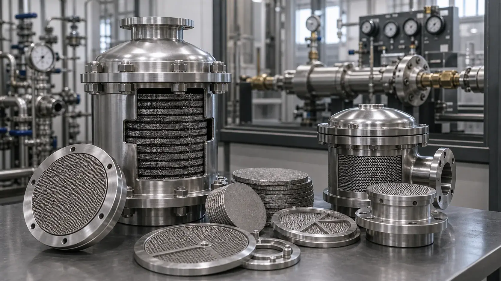 Chemical and industrial process filtration