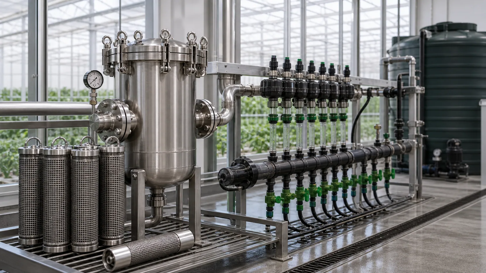 Water treatment, marine, and high-flow screening