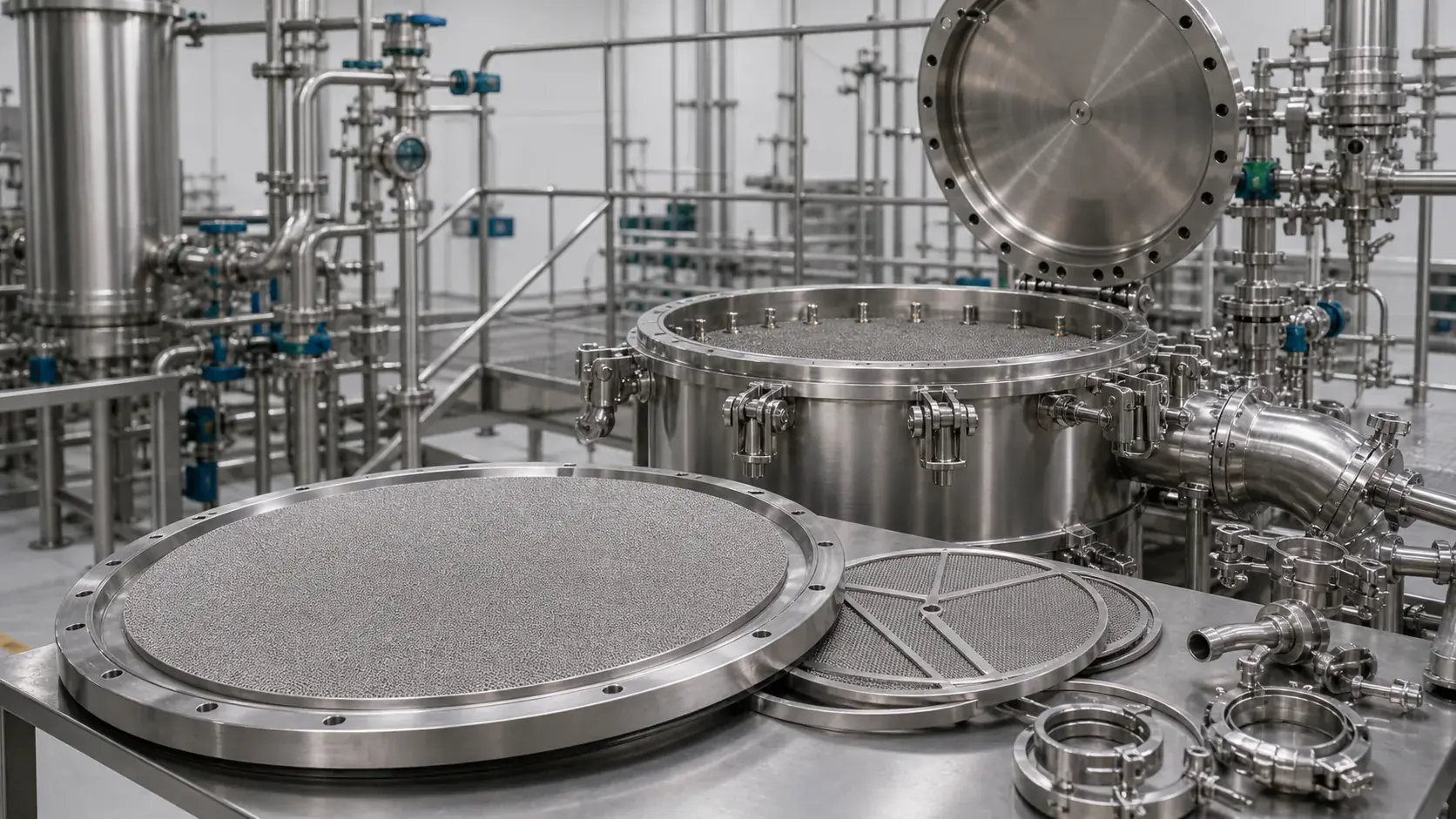Chemical and industrial process filtration